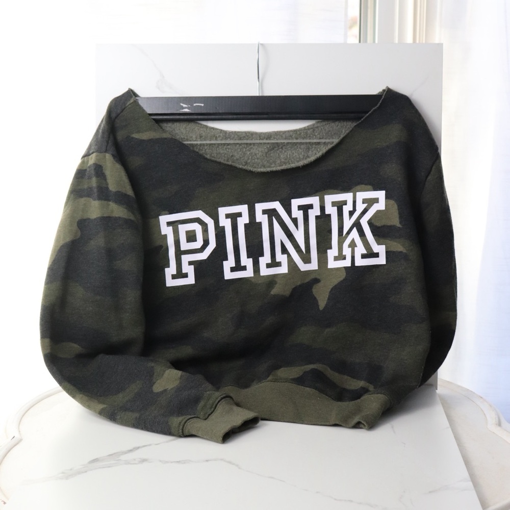 PINK off the shoulder camp